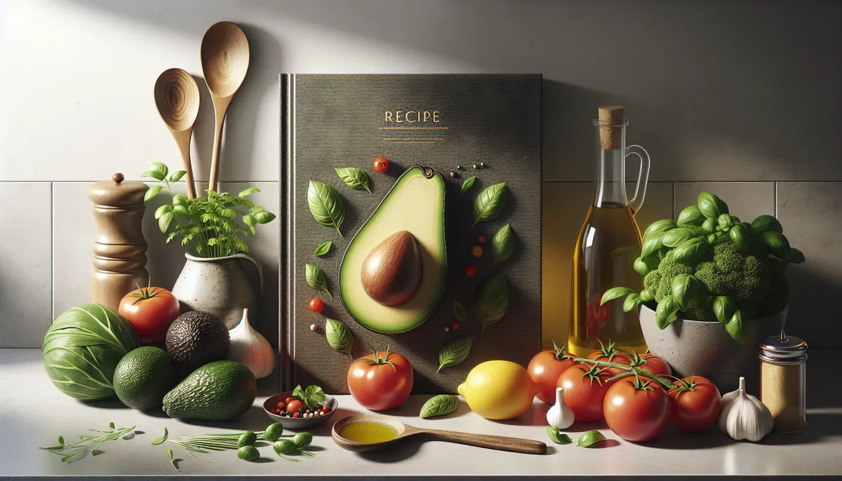 Seasonal fresh produce arranged in a wooden crate with autumn and summer items